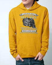 Load image into Gallery viewer, Shes Stubborn Messy And A Brat At Times Black Gift For Husband Hoodie