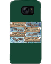 Load image into Gallery viewer, Do What Makes You Happy With Bats Gift For Girls Phone case