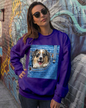 Load image into Gallery viewer, Australian Shepherd In Denim Pocket Gift For Dog Lovers Sweatshirt