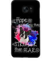 Load image into Gallery viewer, ln Boston Terrier Hope Is The Only Thing Gift For Dog Lovers Phone case