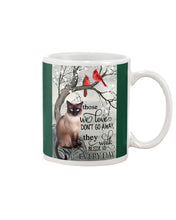 Load image into Gallery viewer, Siamese Cat Red Cardinals Those We Love Mug