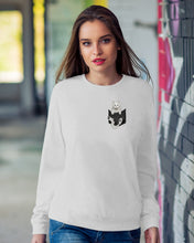 Load image into Gallery viewer, Cat In Your Front Pocket Great Gift For Cat Lovers Sweatshirt