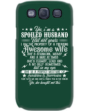 Load image into Gallery viewer, Shes Stubborn Messy And A Brat At Times Black Gift For Husband Phone case