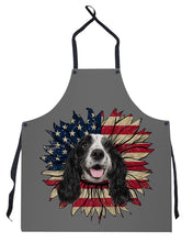 Load image into Gallery viewer, English Cocker Spaniel US Sunflower Gift For Dog Lovers Apron