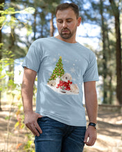 Load image into Gallery viewer, Funny Golden Retrievers Sleep In Red Boots Gift For Dog Lovers Guys Tee