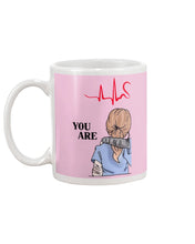 Load image into Gallery viewer, You Are Sister Heartbeat Gift For Sister Mug