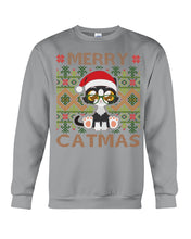 Load image into Gallery viewer, Merry Catmas Cute Funny Gifts Sweatshirt