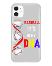 Load image into Gallery viewer, Baseball Be My DNA Gift For Sport Lovers Phone case