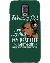 Load image into Gallery viewer, Betty Boop February Girl Living My Best Life Birthday Meaningful Gift Phone case