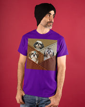 Load image into Gallery viewer, Three Cute Shih Tzu In Bag Gift For Dog Lovers Guys Tee