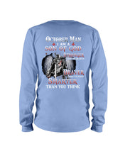 Load image into Gallery viewer, October Man Son Of God Birthday Meaningful Gift For Men Unisex Long Sleeve