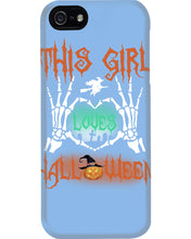 Load image into Gallery viewer, This Girl Loves Halloween Gift For Girls Phone case
