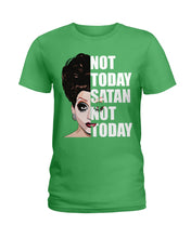 Load image into Gallery viewer, Not Today Satan Not Today Gift For Women Ladies Tee