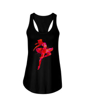 Load image into Gallery viewer, Colorful Red Pink Ballet Girl Gift For Ballet Dancer Ladies Flowy Tank