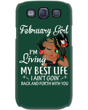 Load image into Gallery viewer, Betty Boop February Girl Living My Best Life Birthday Meaningful Gift Phone case