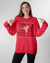 Load image into Gallery viewer, Ballet Words Pink Pattern Gift For Ballet Dancer Sweatshirt