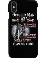 Load image into Gallery viewer, October Man Son Of God Birthday Meaningful Gift For Men Phone case