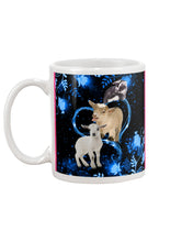 Load image into Gallery viewer, Lovely Phone Case Twinkling Blue Heart Gift For Goat Lovers Mug