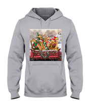 Load image into Gallery viewer, Giraffe Red Car Merry Christmas Gift For Giraffe Lovers Hoodie