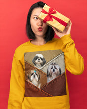 Load image into Gallery viewer, Three Cute Shih Tzu In Bag Gift For Dog Lovers Sweatshirt