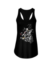 Load image into Gallery viewer, You're Not Alone Motorcycle Axe Gift For Men Ladies Flowy Tank
