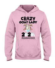 Load image into Gallery viewer, Crazy Goat Lady 2020 Quarantined Gift For Goat Lovers Hoodie