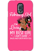 Load image into Gallery viewer, Betty Boop February Girl Living My Best Life Birthday Meaningful Gift Phone case