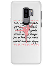 Load image into Gallery viewer, Ballet Words Pink Pattern Gift For Ballet Dancer Phone case