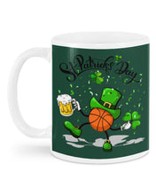 Load image into Gallery viewer, Basketball Saint Patrick's Day Gift For Basketball Lovers Mug
