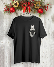 Load image into Gallery viewer, Cat In Your Front Pocket Great Gift For Cat Lovers Guys Tee