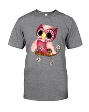 Load image into Gallery viewer, Lovely Tote Bag Owl Perchs On Branch Gift For Owl Lovers Guys Tee