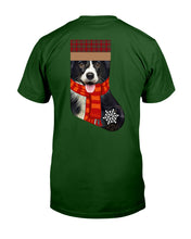 Load image into Gallery viewer, Santa Border Collie In Stock Gift For Dog Lovers Guys Tee