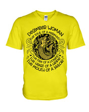 Load image into Gallery viewer, December Woman The Soul Of A Mermaid Birthday Meaningful Gift For Women Guys V-Neck