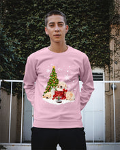 Load image into Gallery viewer, Funny Golden Retrievers Sleep In Red Boots Gift For Dog Lovers Sweatshirt