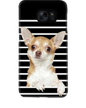 Load image into Gallery viewer, ln Chihuahua Horizontal Stripes Gift For Dog Lovers Phone case