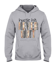 Load image into Gallery viewer, Baseball Hustle Hit Never Quit Gift For Lovers Hoodie