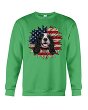Load image into Gallery viewer, English Cocker Spaniel US Sunflower Gift For Dog Lovers Sweatshirt