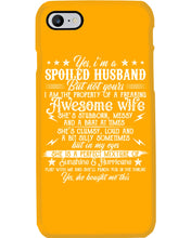 Load image into Gallery viewer, Shes Stubborn Messy And A Brat At Times Black Gift For Husband Phone case
