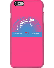 Load image into Gallery viewer, Pinpoint The Location In The Space Blue Phone case