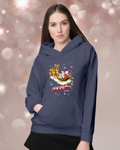 Load image into Gallery viewer, Baseball Xmas Sleigh Loading Gift For Baseball Lovers Hoodie