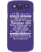 Load image into Gallery viewer, Shes Stubborn Messy And A Brat At Times Black Gift For Husband Phone case