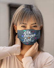 Load image into Gallery viewer, Butterfly Live Laugh Love Gift For Lover Cloth Face Mask