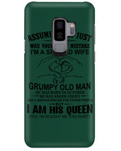Load image into Gallery viewer, A Spoiled Wife Of An October Grumpy Old Man Birthday Meaningful Gift Phone case
