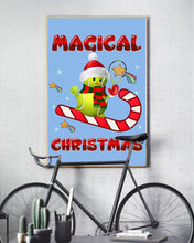Load image into Gallery viewer, Tennis Players Magical Christmas Snowman Gift For Women Vertical Poster