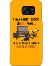 Load image into Gallery viewer, A Man Loves Beer And Dachshund Gift For Dog Lovers Phone case