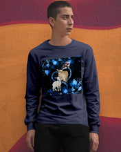 Load image into Gallery viewer, Lovely Phone Case Twinkling Blue Heart Gift For Goat Lovers Unisex Long Sleeve