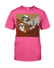 Load image into Gallery viewer, Three Cute Shih Tzu In Bag Gift For Dog Lovers Guys Tee