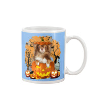 Load image into Gallery viewer, Chihuahua Book Pumpkin Halloween Gift For Dog Lovers Mug