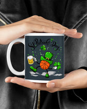 Load image into Gallery viewer, Basketball Saint Patrick's Day Gift For Basketball Lovers Mug
