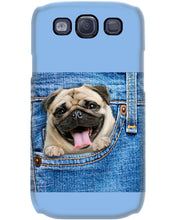 Load image into Gallery viewer, baby Pug In Denim Pocket Gift For Dog Lovers Phone case